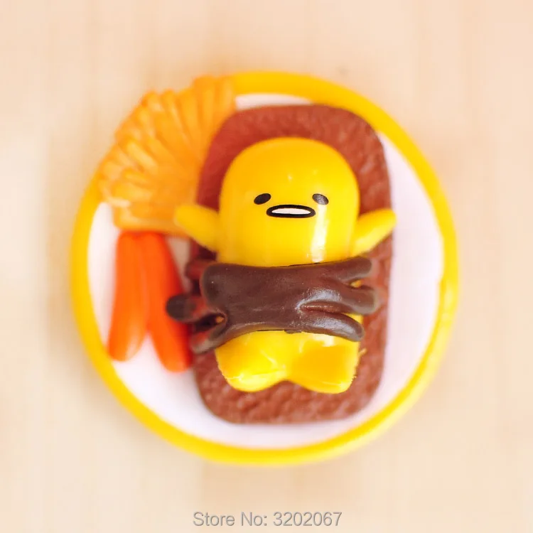 8 шт./партия Gudetama Lazy Egg Cute Mini ПВХ фигурка украшения игрушка для домашнего декора|pvc