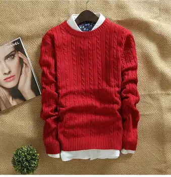 

2020 men twist sweater season autumn new tide joker round collar base sweater