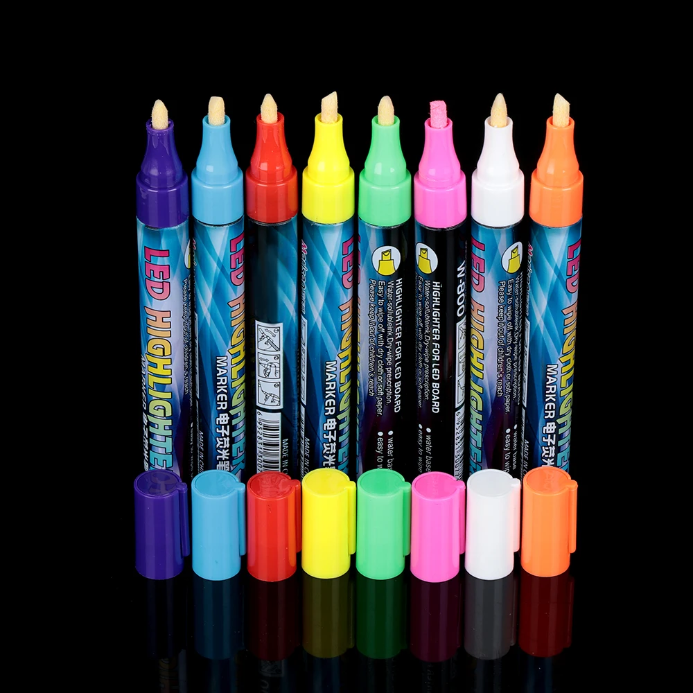 

1PC New Multicolor LED Queen Bee Marker Pen Water Based Pens Bevel Tip Brush Multicolor Beekeeper Equip Beehive Beekeeping Tools