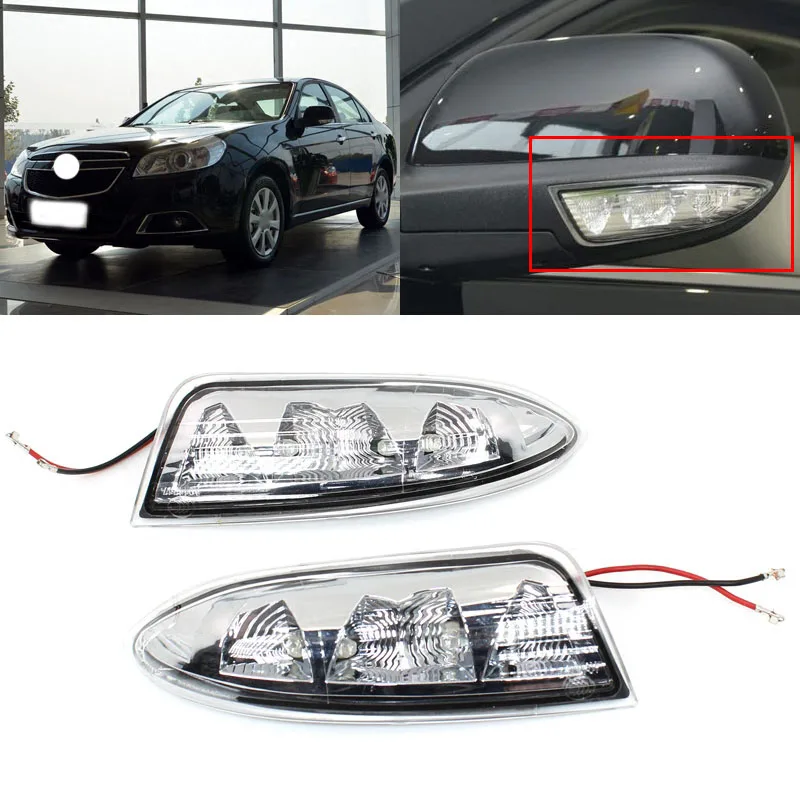 

Turn Signal Light Side Mirror Assemble Indicator w/ Puffle Lamp For Chevrolet Epica 2005-2013