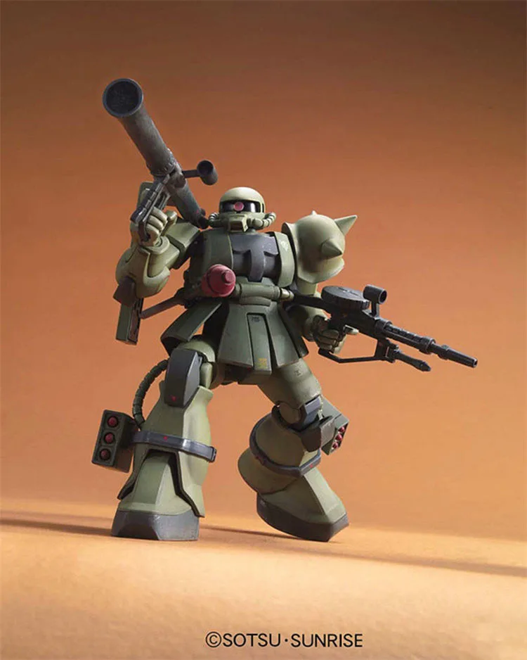 Bandai HGUC Gundam 1/144 MS-06 ZAKU наземный Военный Набор мобильный костюм сборные модели наборы фигурки пластмассовые игрушечные модели