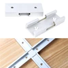 Aluminium Alloy T-track Cross Connecting Parts Woodworking T-slot Miter Track Jig With Screws Carpenter Woodworking Tools ► Photo 2/5