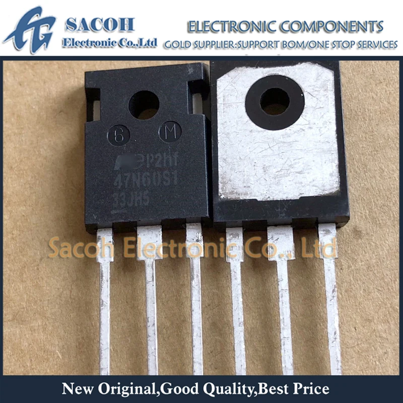 

New Original 5PCS/Lot FMW47N60S1 47N60S1 OR FMH47N60S1 47N60 TO-247 47A 600V N-Channel Silicon Power MOSFET Consumer Electronics