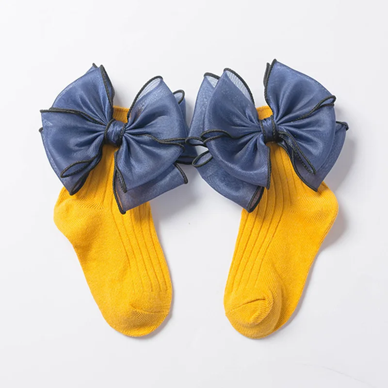 Короткие носки для малышей новые хлопковые носки с бусинами для маленьких девочек носки принцессы 1 пара популярных милых носков с бантами