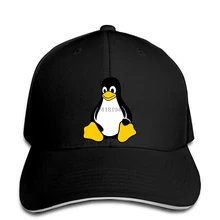 Хип-хоп бейсбольные кепки модная крутая шляпа TUX LINUX заказной Печатный snapback