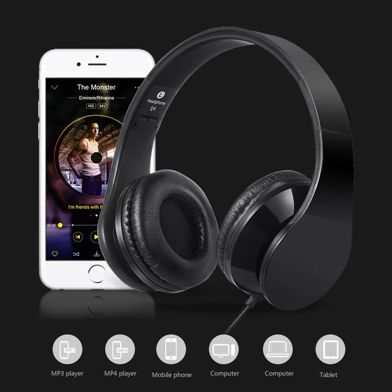 Наушники для Hi-Fi студии DJ проводные наушники монитор Музыка игровая гарнитура