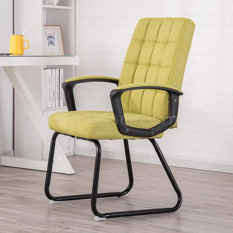 Компьютерный стул, бытовой ленивый офисный стул для сотрудников, стул для Конференции, стул для общежития, современный простой стул со спинкой - Цвет: Same as picture 11