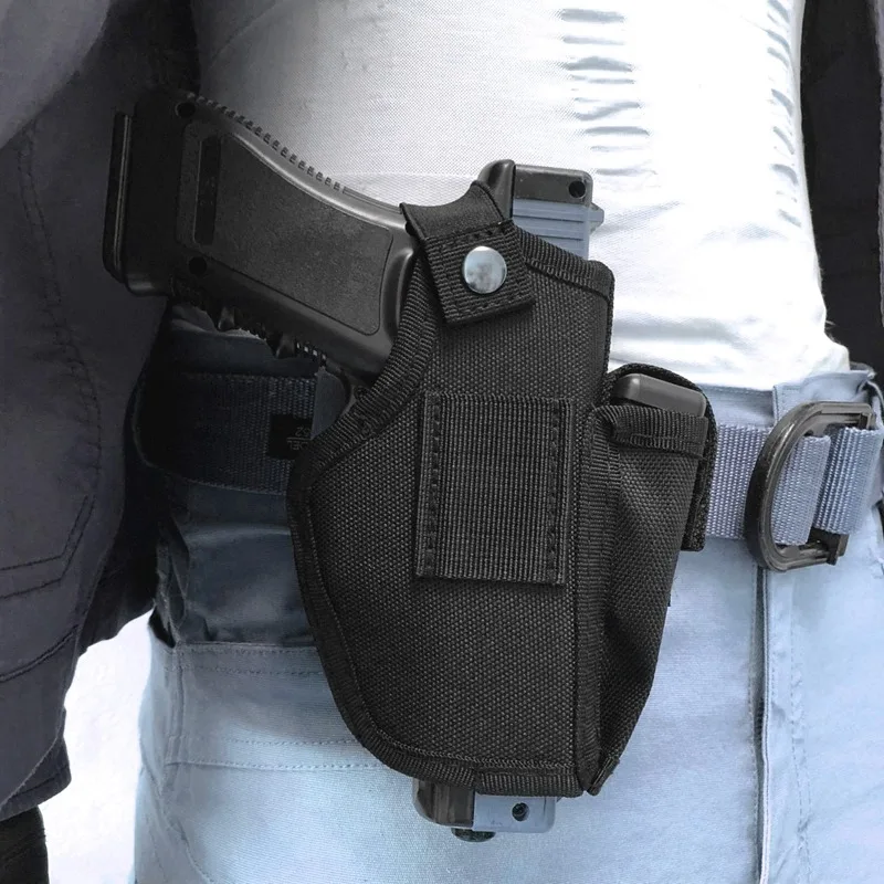 

Universal Tactical Gun Holster Multi-functional Concealed Carry Holster Right Left Side Hunting Holsters & Pouches Waistband Bag