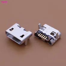Clgxdd 10 шт. Micro USB тип данных B Женский 4 ноги 5Pin SMT SMD разъем DIP пайки Разъем плоский рот Лидер продаж