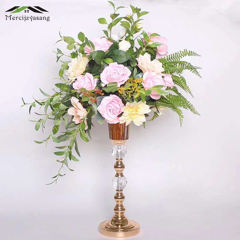 10Pcs/Lot Flower Vases Floor Metal Vase Plant Dried Floral Holder