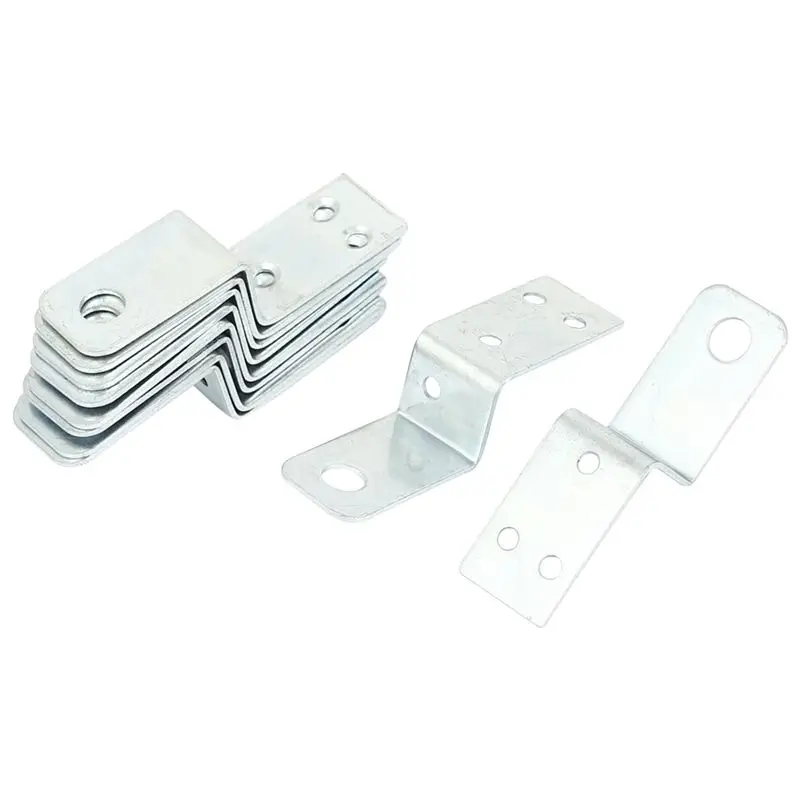 

70mmx18mm Z Shape Shelf Corner Brace Plate Right Angle Bracket 10pcs