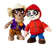 30cm New Arrival COCO Pixar Electronic Plush Toys Walking Dancing Miguel Hector Stuffed Soft Plush Doll Children Plush Gifts