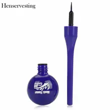 Косметика жидкая подводка для глаз карандаш водонепроницаемая долговечная ровная кисточка для подведения глаз черная