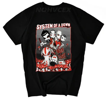 

Men Soad System Of A Down Rock Band Logo Design Men'S T Shirt Boy Cool Tops Hipster Printed Summer T Shirt