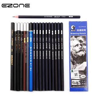 

EZONE B/2B/3B/4B/5B/6B/7B/8B/10B/12B/14B Different Size Pencil High Quality Professional Drawing Sketching Office School Supply