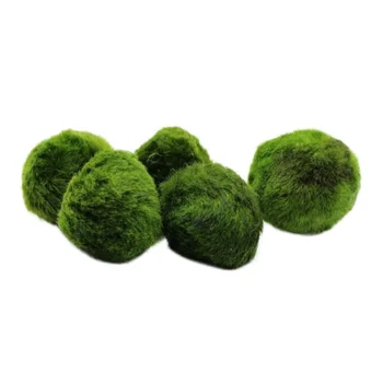 

3-4cm Mini Aquarium Plant Fish Tank Shrimp Nano For MARIMO Premium Quality MOSS BALLS Fish Tank Ornament Decoration Pro