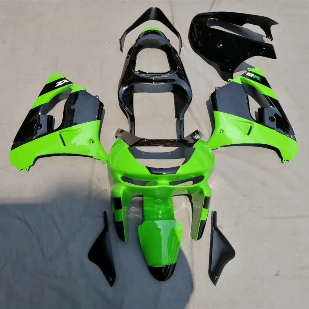 

Motorcycle Manual Fairing Kit Bodywork For Kawasaki Ninja ZX9R ZX-9R 1998 - 1999 ZX 9R 98 - 99 Fairings Cowl Green UV Painted