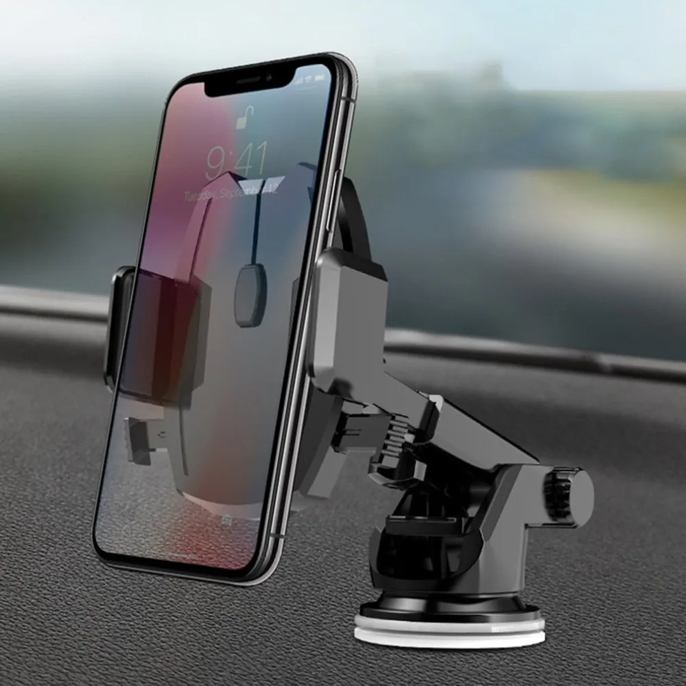 Автомобильный телескопический кронштейн на присоске для мобильного телефона, Автомобильный кронштейн для навигации, рамка для мобильного телефона, кронштейн для человека-паука Xp020