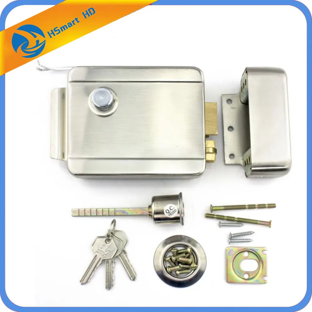 New Electric Lock Electronic Door Lock for font b Video b font Intercom Doorbell Door Access
