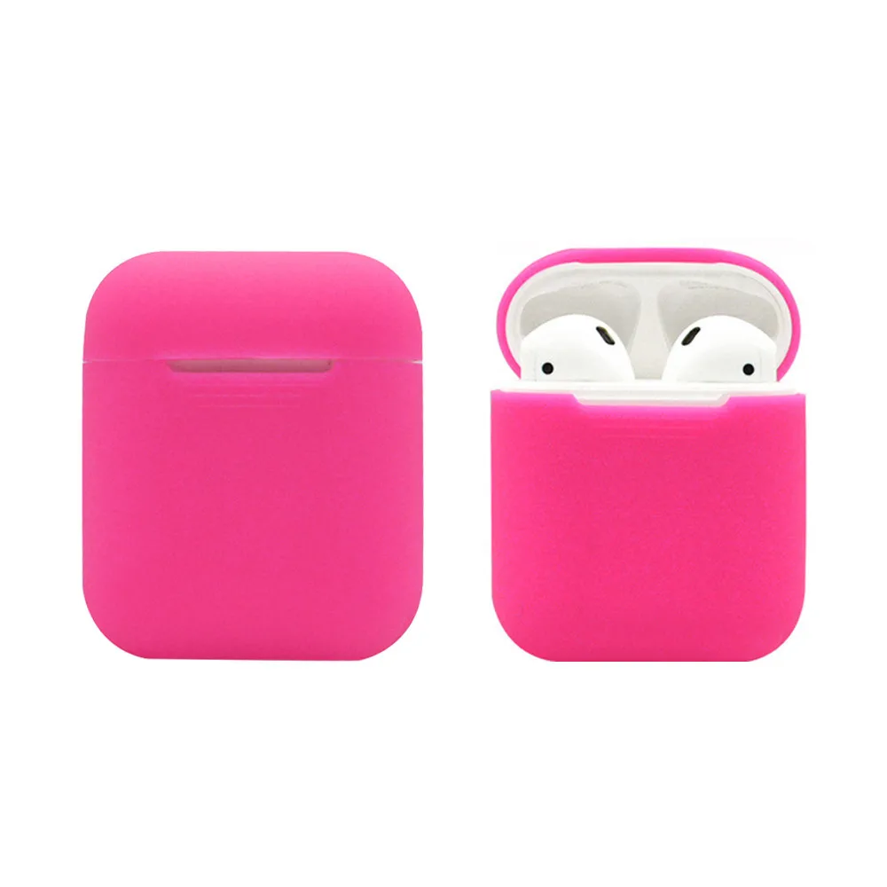 Earphone Case For AirPods Protect Box For Apple EarPods Silicone Cases Cover Protective Skin for Apple Airpod Charging Case#L25