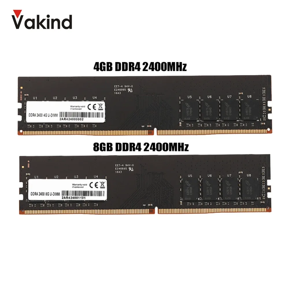 

4GB 8GB DDR4 2400MHz PC RAM Memory DIMM Desktop Ram Internal Memory RAM For Computer Games Ram Support Motherboard ddr4