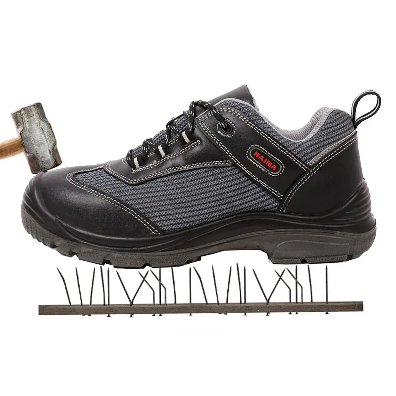 

Safety shoes work shoe labor protection shoes anti-impact anti-prickle steel Baotou anti-slip and breathable men's shoes