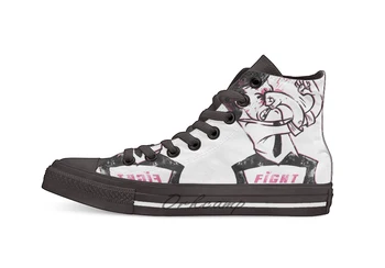 

Fight Club High Top Canvas Shoes Flat Casual Custom Unisex Sneaker Drop Shipping