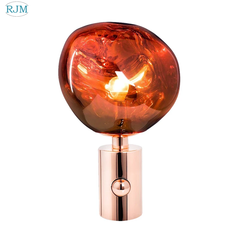 

Postmodern Irregular Lava Table Lamps Designer LED table lights for Living Room Bedroom Bedside Home Decor Luminaries