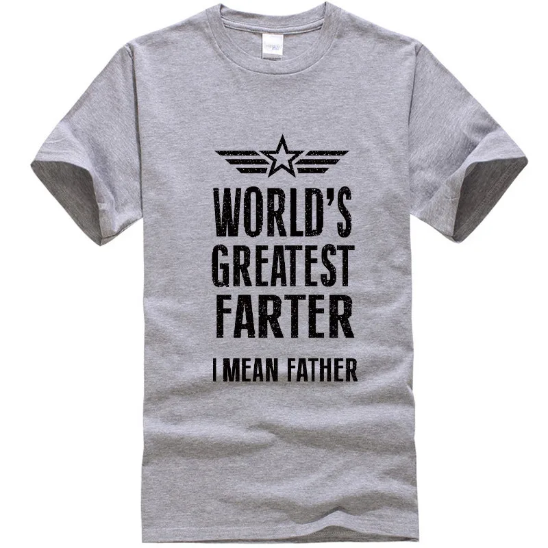 Новые летние мужские футболки Лучший в мире веселый день отцов футболка подарок для папы юмором летняя футболка Топы