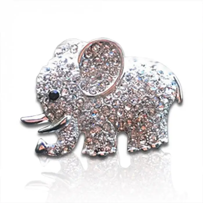 New Cute Crystal Elephant Car Air Freshener Perfume Air Vent Clip Car Interior Styling