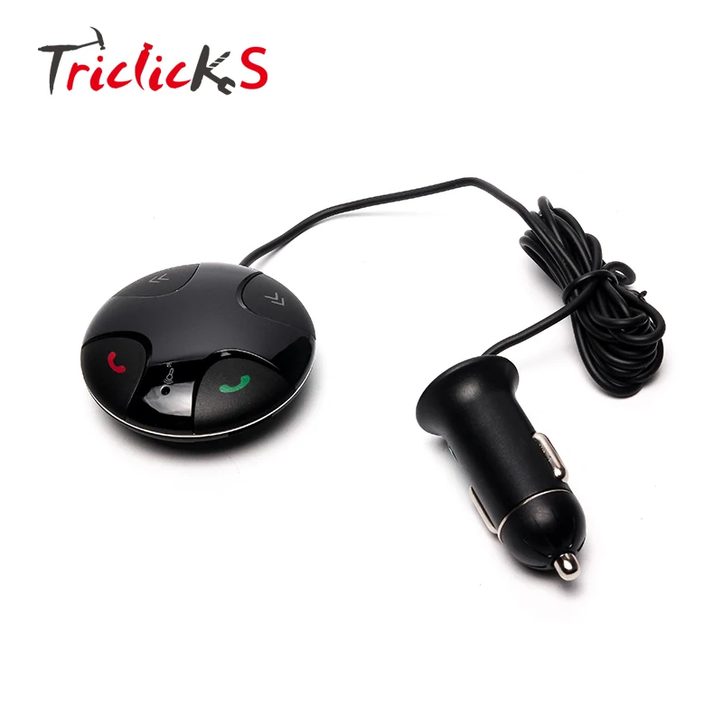 

Triclicks FM29B FM Transmitter Bluetooth V3.0 Car Kit MP3 Player Wireless Modulator with LED Display USB Charger Support Black