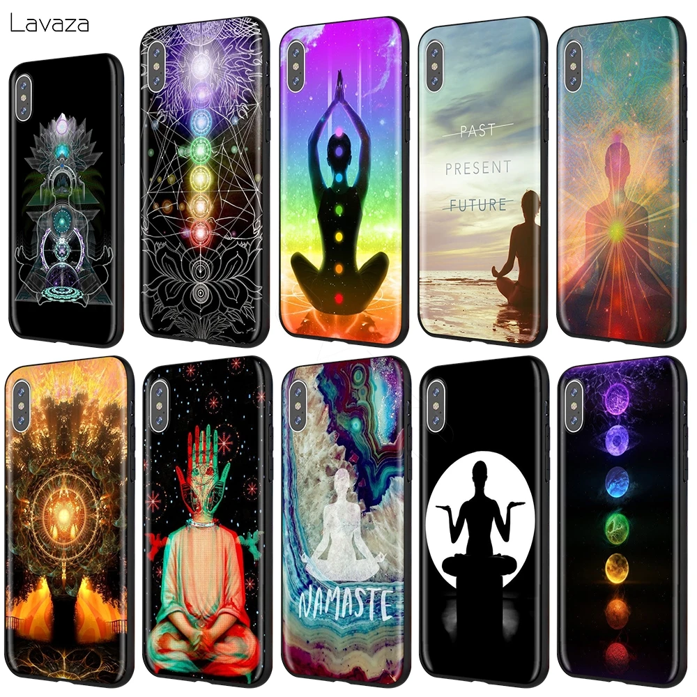 

Lavaza Mandala Chakra Insist Yoga Case for iPhone 11 Pro XS Max XR X 8 7 6 6S Plus 5 5s se
