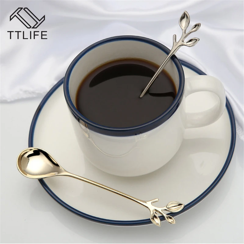 TTLIFE 1 шт. нержавеющая стальная длинная ручка ложка для кофе мульти-стиль чай суп ложки для помешивания десерт, мороженое чайные ложки, кофейные инструмент
