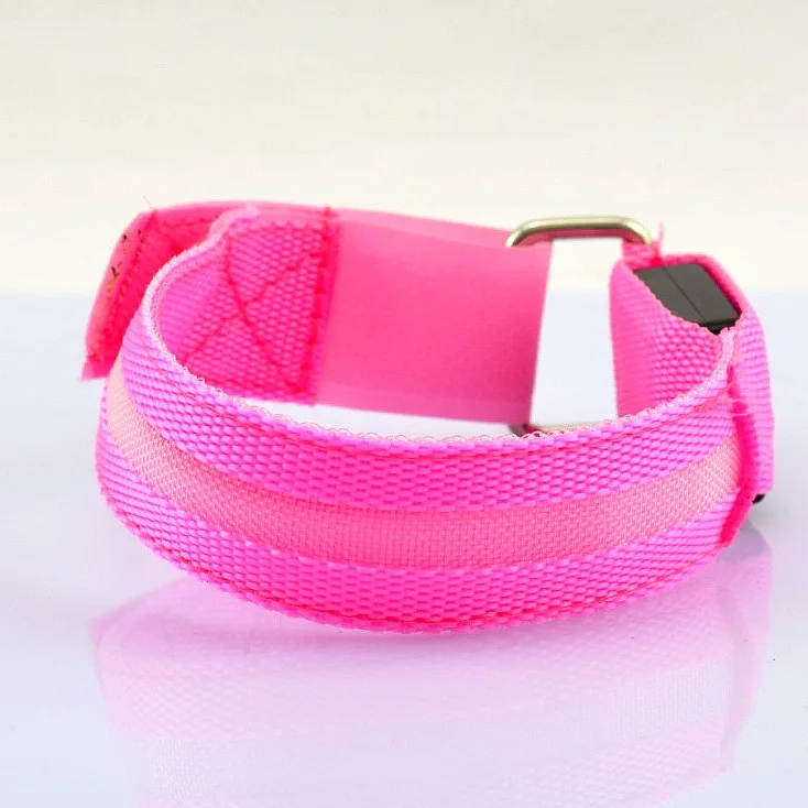 Top Outdoor Sports Night Running Light Jogging LED Arm Leg Reflective Warning Light Wristband Cycling Bicycle Light bicicleta 13