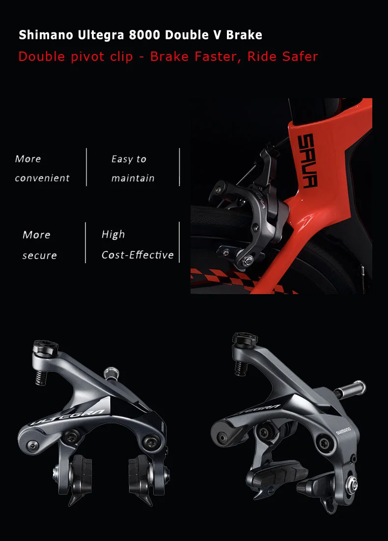 Top SAVA Carbon Road bike Carbon bike Road Bicycle 22 Speed Racing bicycle Full Carbon frame with SHIMANO ULTEGRA 8000 Groupsets 9 Top SAVA Carbon Road bike Carbon bike Road Bicycle 22 Speed Racing bicycle Full Carbon frame with SHIMANO ULTEGRA 8000 Groupsets 9