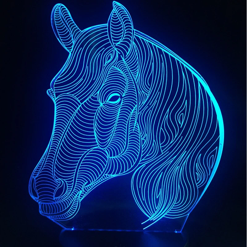 Luzes da Noite black friday multicolor mudando animais Fonte de Luz : Lâmpadas Led