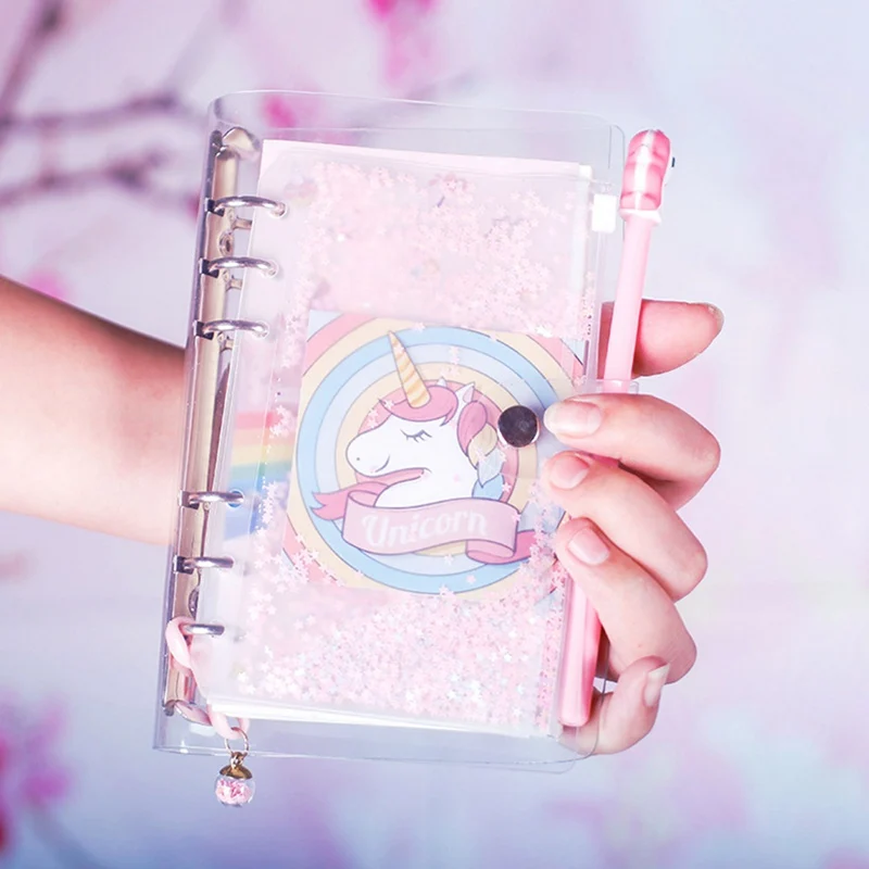 

Cartoon Unicorn Planner Book Notebook Hand-book Students' Supply Office Stationery Learning Gift For Girl