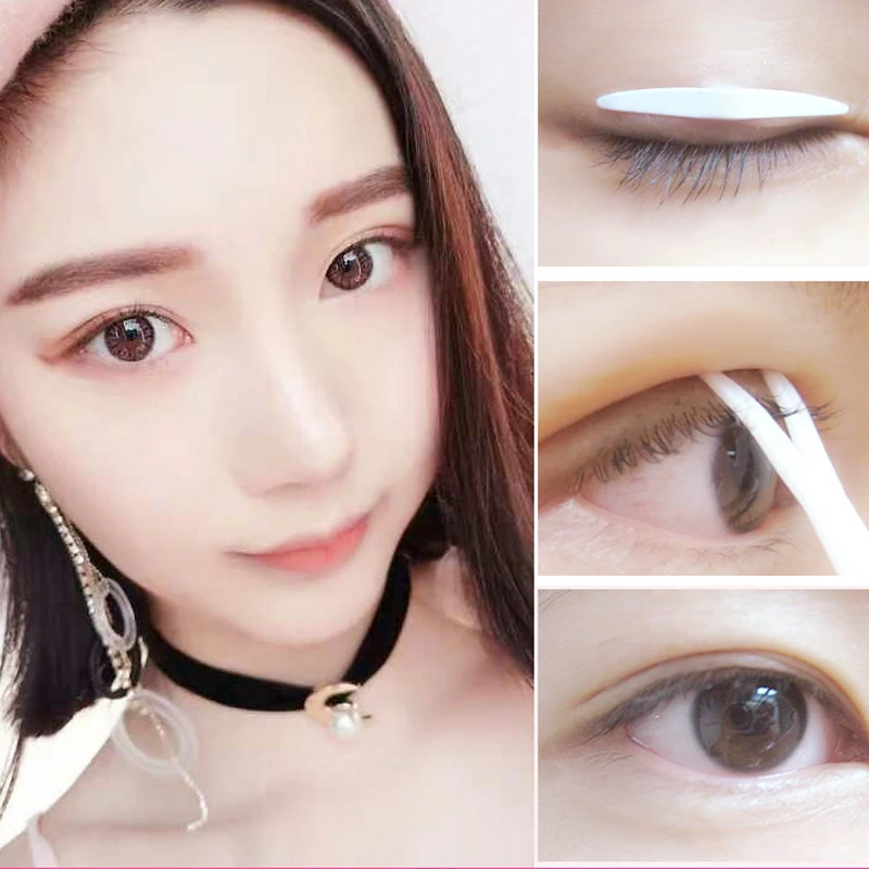 240Pcs/1Lot Natural Invisible Eyelid Paste Stickers Waterproof Makeup Double Eyelid Tape Charm Big Eyes Eyelids Stripes