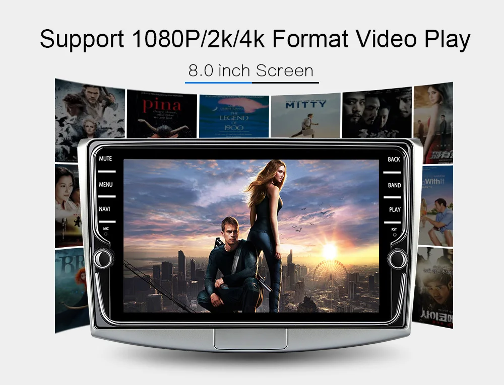 Cheap FUNROVER 2G RAM 9" Android 8.0 Car dvd multimedia stereo for Volkswagen VW Passat B6 B7 CC Magotan 2011-2014 GPS navi autoradio 4