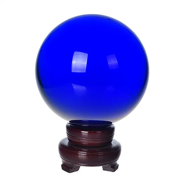 Aliexpress.com : Buy 200mm Blue Crystal Ball Feng shui ...