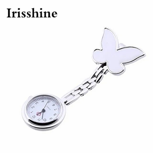 Irisshine Lady girl watches Clock luxury gift Fashion Butterfly Nurse Clip-on Fo Irisshine Lady girl watches Clock luxury gift Fashion Butterfly Nurse Clip-on Fo