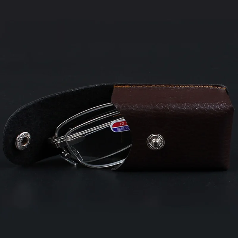 SUMONDY брендовые кофейные портативные очки с защелкой чехол из искусственной кожи