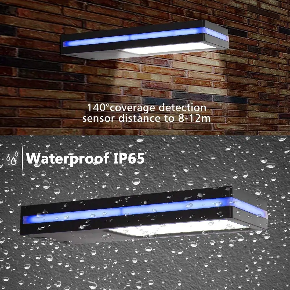 144-LED-Solar-Motion-Sensor-Garden-Security-Lamp-Outdoor-Waterproof-Wall-Porch-Lights-with-Blue-Side (5)
