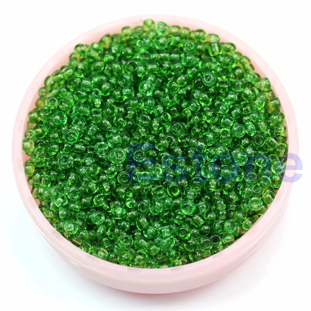 

1500pcs/pack 2mm Czech Glass Seed Spacer Beads Jewelry Making DIY Pick 18 Colors