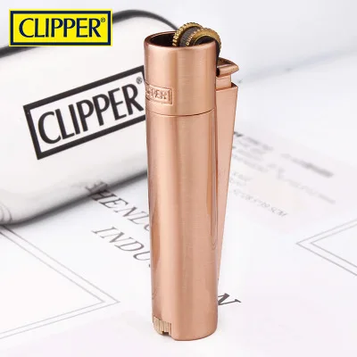 

Original CLIPPE Metal refillable gas lighters Butane Lighter CP22 64mm*14mm metal case gift