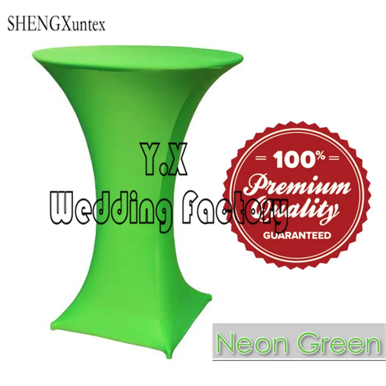 sage green Хорошее качество лайкра спандекс коктейльный стол Обложка для вечерние украшения - Цвет: sage green