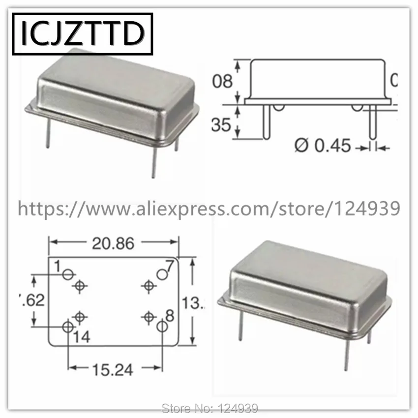 

Full size 3.3V 5V 3.579545MHZ 3.579545M 3.579MHZ 3.579M 3.579545 3.6864MHZ 3.6864M 3.6864 DIP-14 4Pins OSC 20.86mmx13.20mm