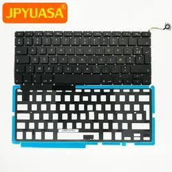 Новый AZERTY FR Французский клавиатура с Подсветка подсветкой для Macbook Pro 15.4 "A1286 2009-2012 лет