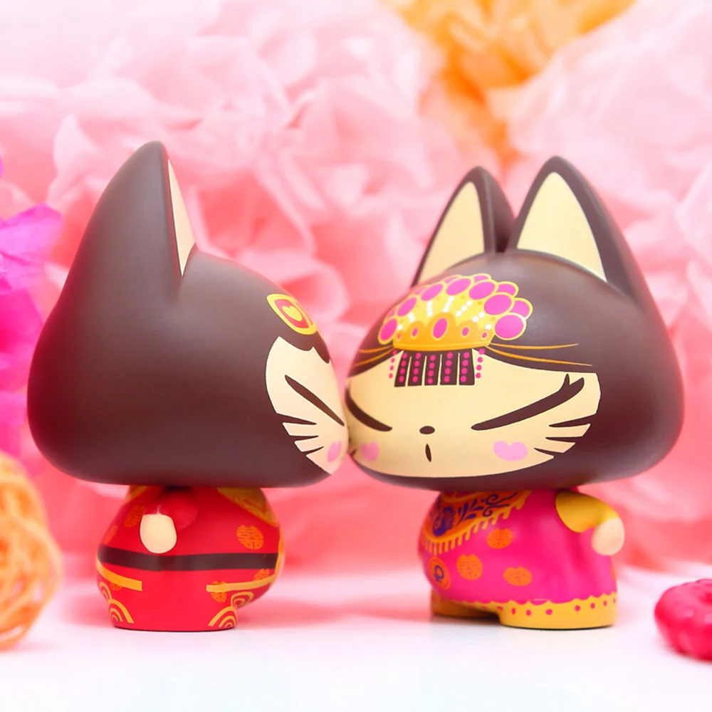 CHSKY Car Decoration Cute Funny Car Dashboard Toys Bride and Groom Car Accessories Fashion Gifts