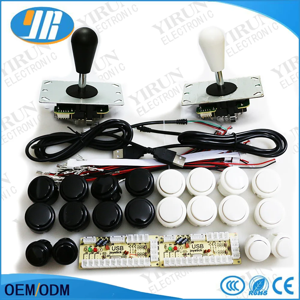 Zero Delay USB Encoder To PC Joystick Games + OEM Push Buttons + China